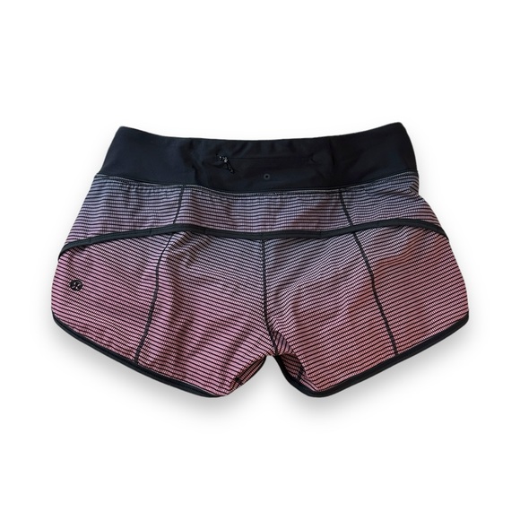 lululemon athletica Pants - Lululemon Speed Short *H2O Double Gradient Yum Yum Pink Alberta Lake Black 4